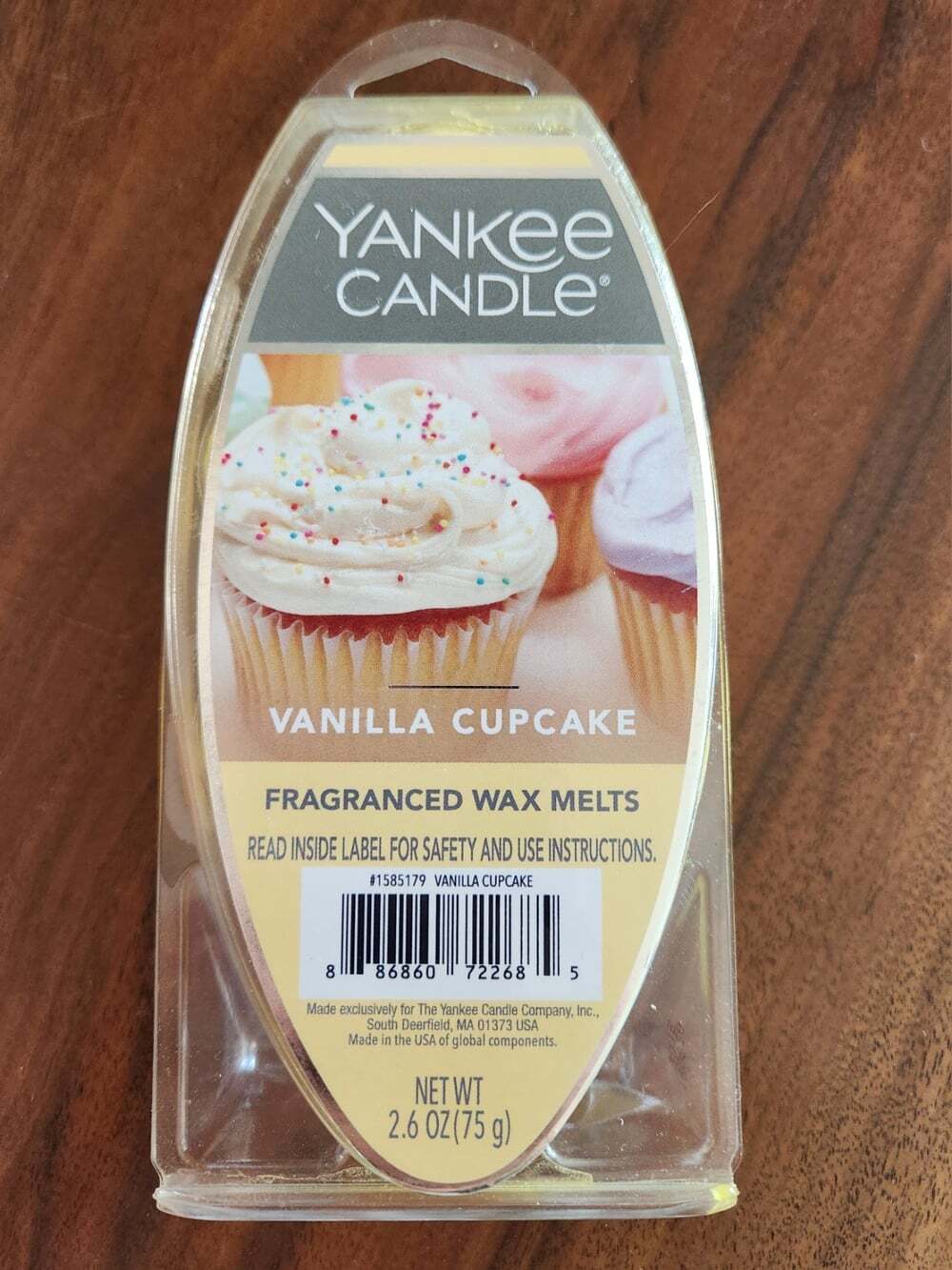 Yankee Candle Fragranced Wax Melts 2.6 oz - Vanilla Cupcake